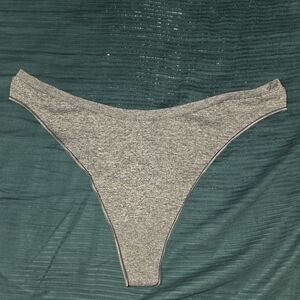PINK Victoria's Secret Charcoal Thong